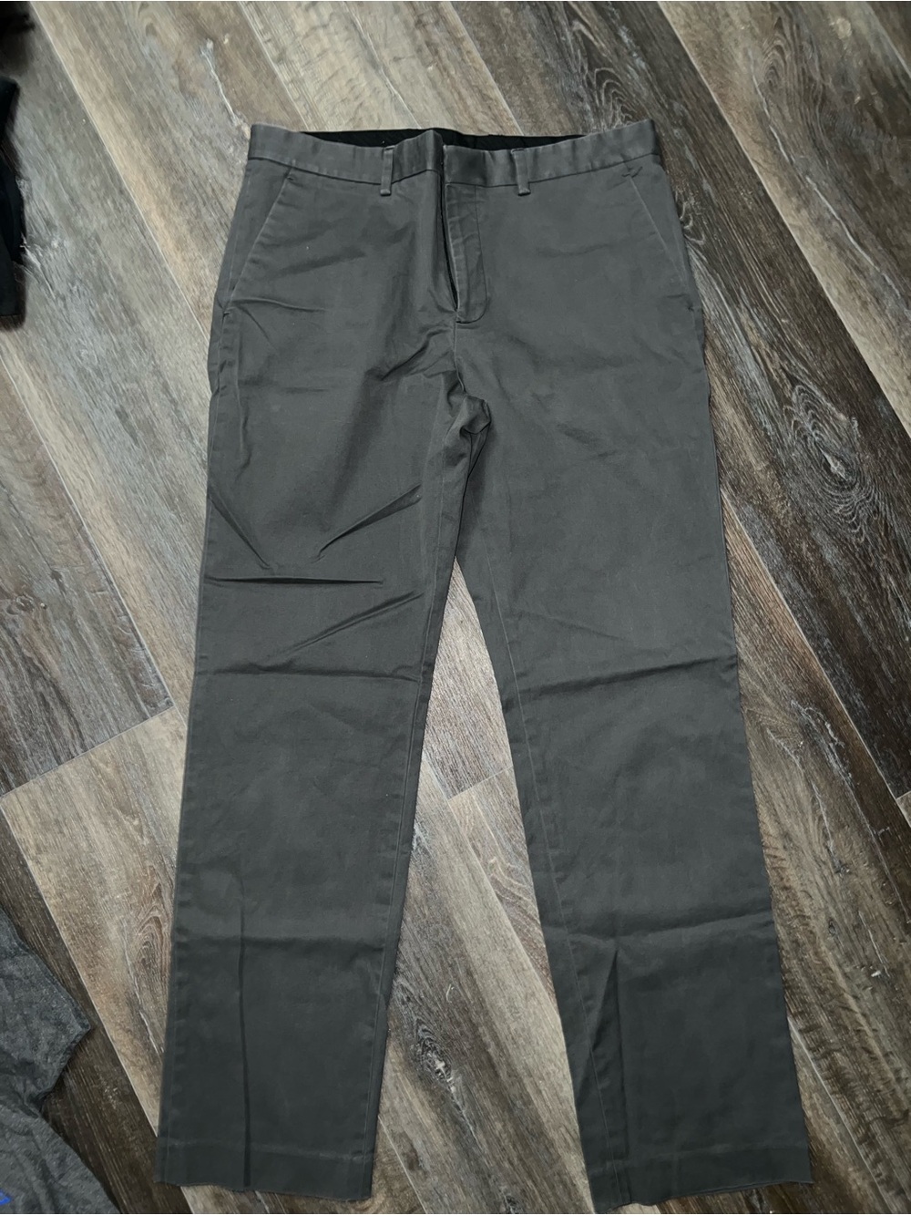 Express Men's Chinos in Dark Gray